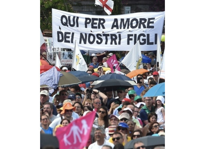 La manifestazione pro family del 20 giugno a Roma