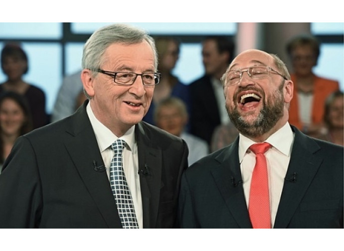 Claude Junker e Martin Shulz, ai vertici dell'Ue
