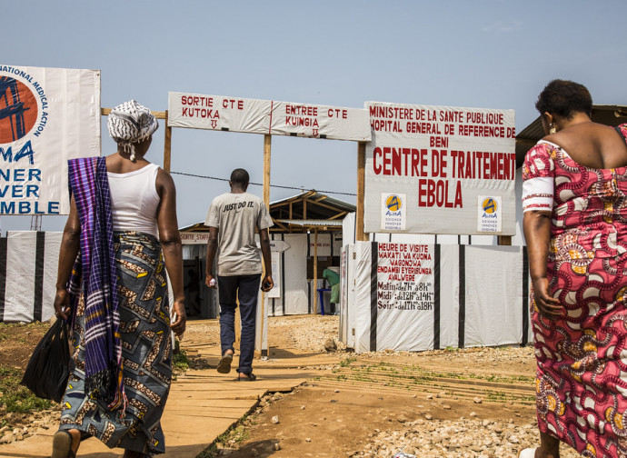 Centro per la cura dell'Ebola in Congo