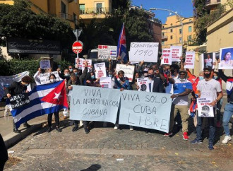 La protesta dei cubani liberi contro il castrismo