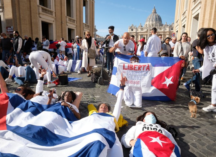 Esuli cubani a San Pietro, il 24 ottobre