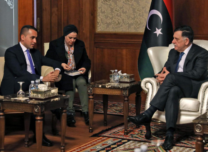 Di Maio incontra Sarraj a Tripoli