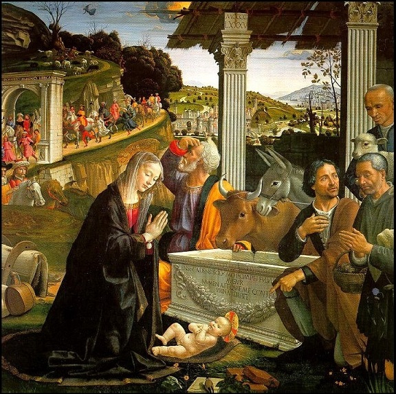 Adorazione dei Pastori, Ghirlandaio (1485)