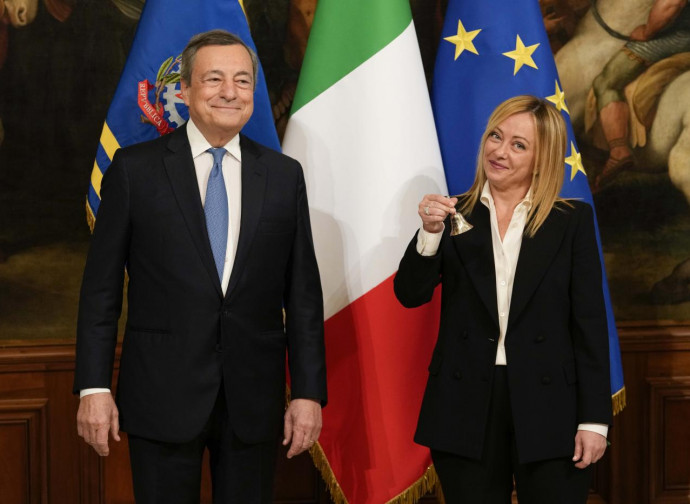 Draghi e Meloni (La Presse)