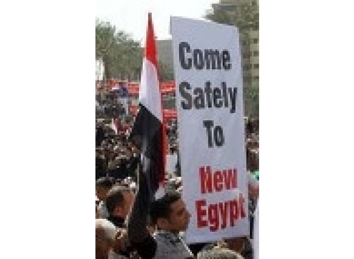 "Arriva bene al nuovo Egitto!"