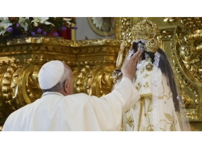 Il Papa e la Madonna di El Quinche