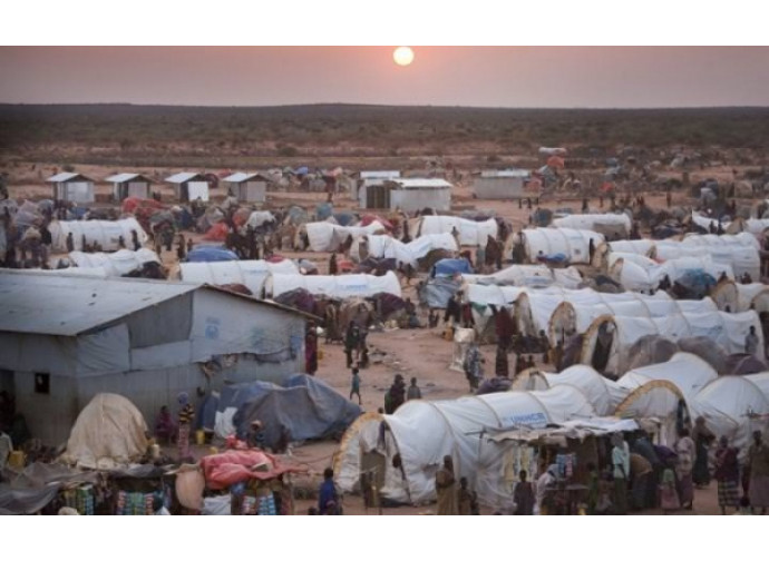 Campo di rifugiati in Etiopia