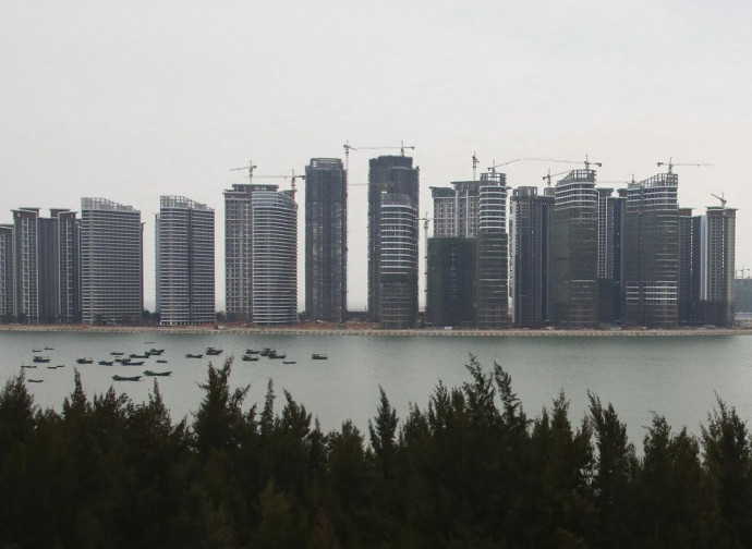 Un quartiere di Danzhou costruito da Evergrande
