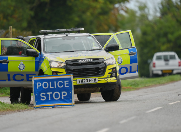 Polizia a Fairford (AP)