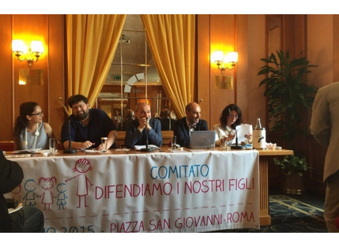 Il comitato Difendiamo i nostri figli alla sua nascita