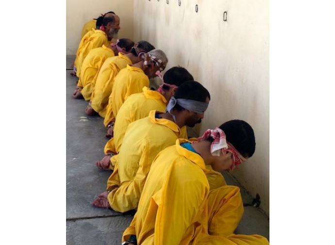 Jihadisti dell'Isis prigionieri nel carcere di Falluja in Iraq