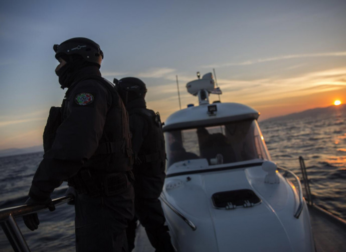 Pattuglia di Frontex nell'Egeo (La Presse)