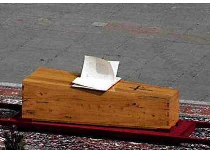 Immagine simbolo dei funerali di Giovanni Paolo II