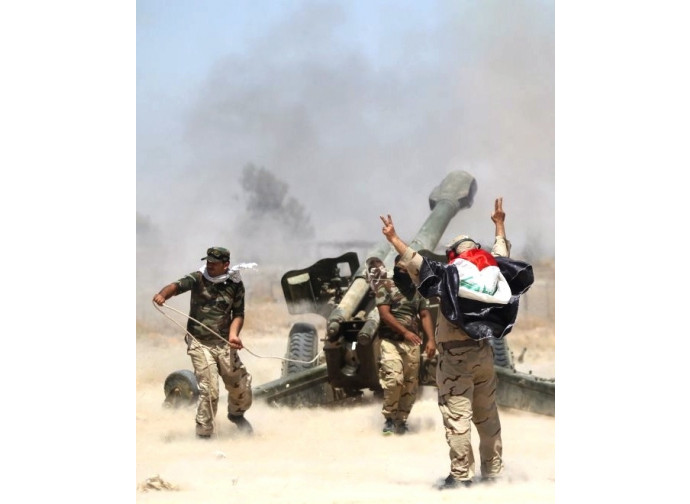 Truppe irachene a Falluja
