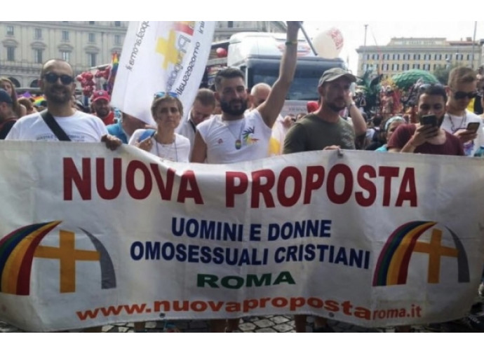 Manifestazioni di cattolici gay in favoore del matrimonio omosex