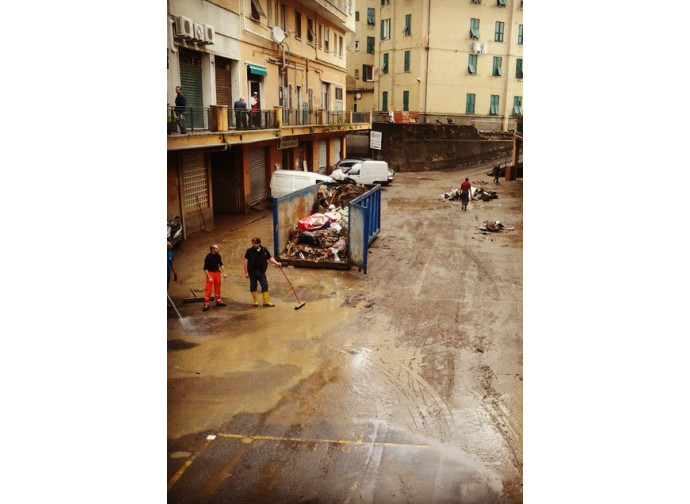 Genova, dopo l'alluvione