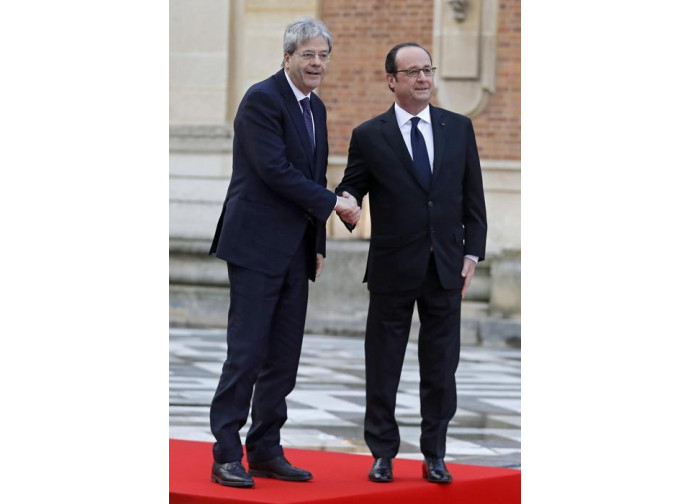 Gentiloni e Hollande