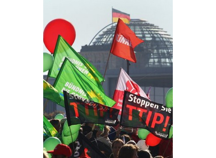 Manifestazione No Ttip a Berlino