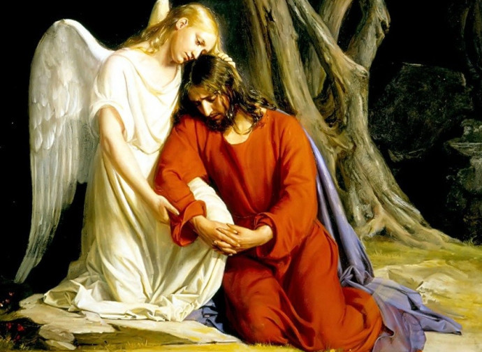 Gesù nell'Orto degli Ulivi, consolato dall'angelo