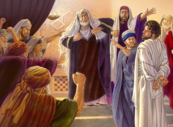 Il processo a Gesù nel Sinedrio