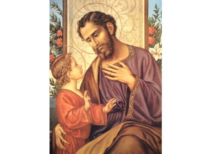 Gesù Bambino e San Giuseppe