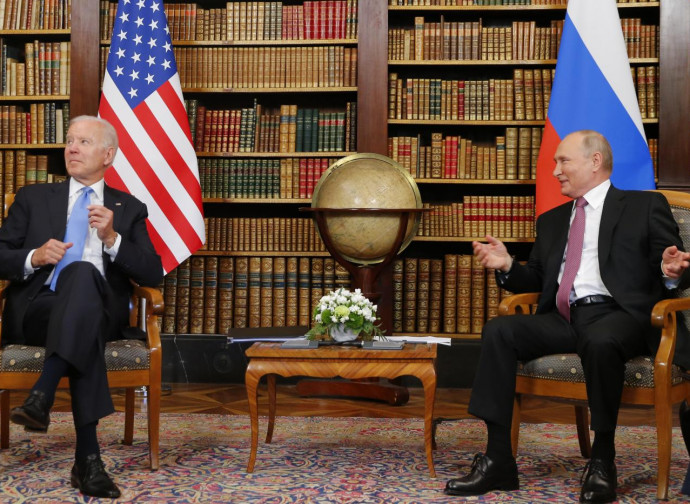 Biden e Putin nello scorso colloquio di Ginevra