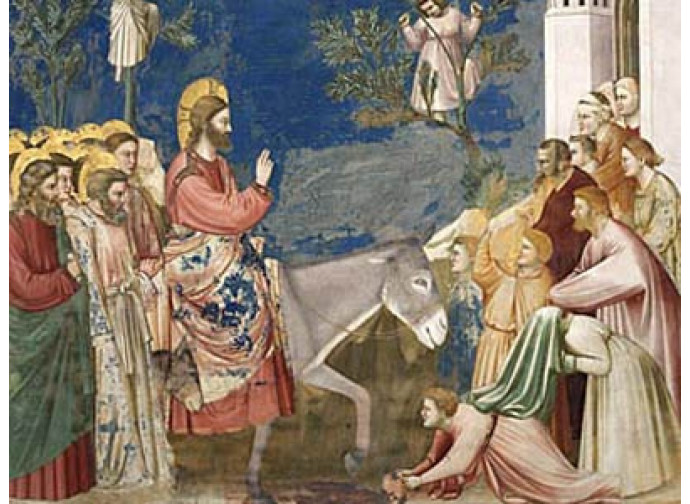 Giotto, Ingresso a Gerusalemme