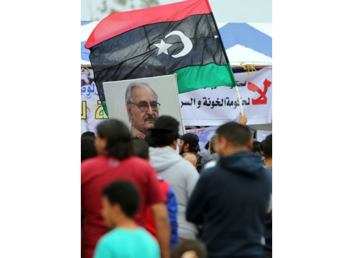 Libia, sostenitori del generale Haftar