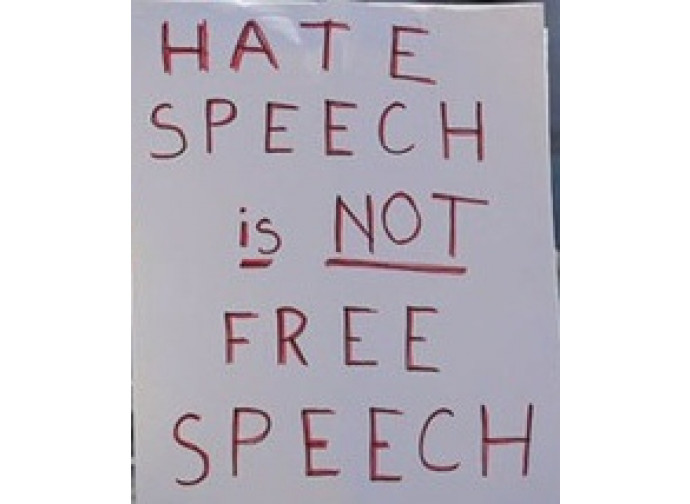 Il linguaggio d'odio non è libertà di parola