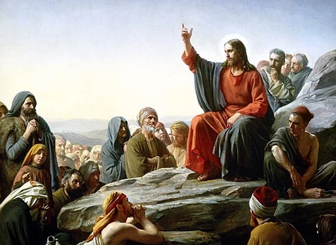 Il discorso della Montagna (Carl H. Bloch)