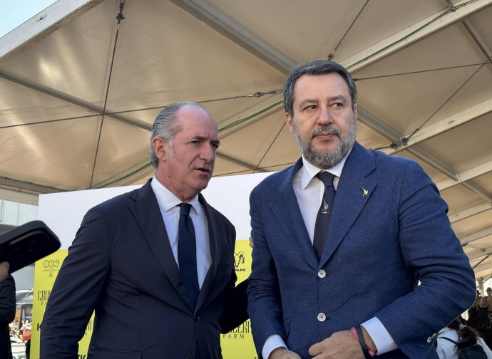 Luca Zaia e Matteo Salvini nel 2025 (ImagoEconomica)