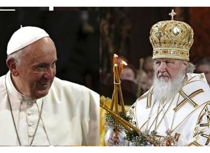 Papa Francesco e il Patriarca di Mosca Kirill