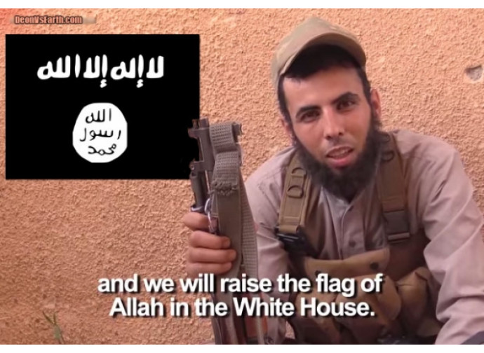"E isseremo la bandiera di Allah sulla Casa Bianca"