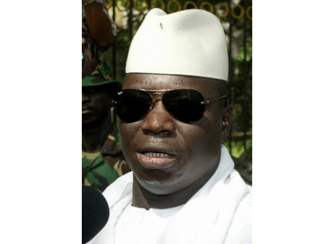 L'ex presidente Jammeh
