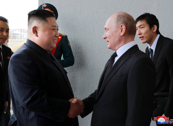 Kim Jong-un e Vladimir Putin
