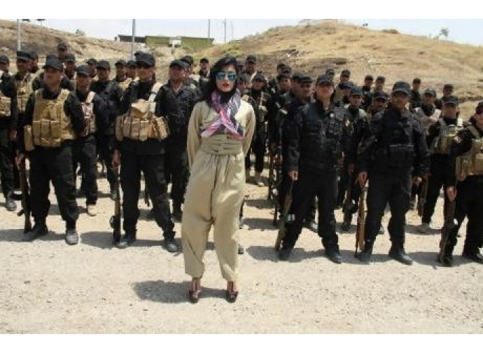 Combattenti peshmerga curdi