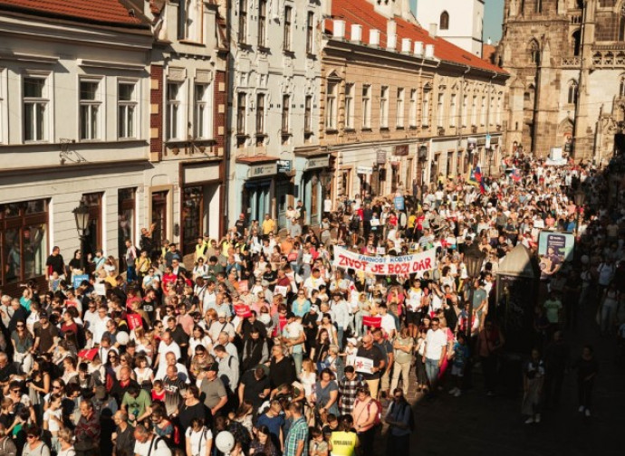 La marcia per la vita a Kosice, Slovacchia