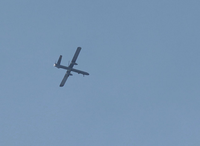 Drone israeliano sorvola il Libano (La Presse) Drone israeliano sorvola il Libano (La Presse)