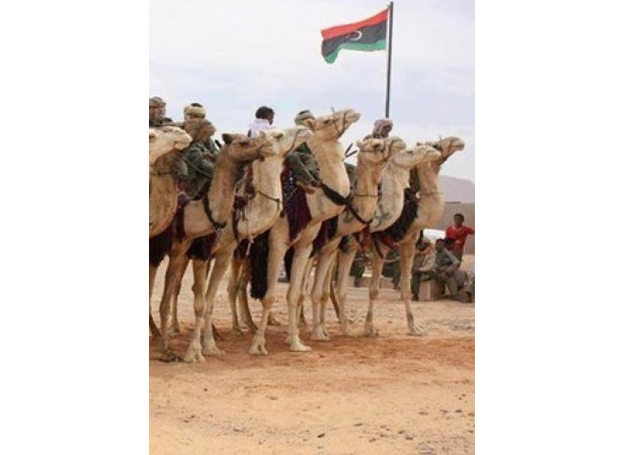 Libia, truppe cammellate