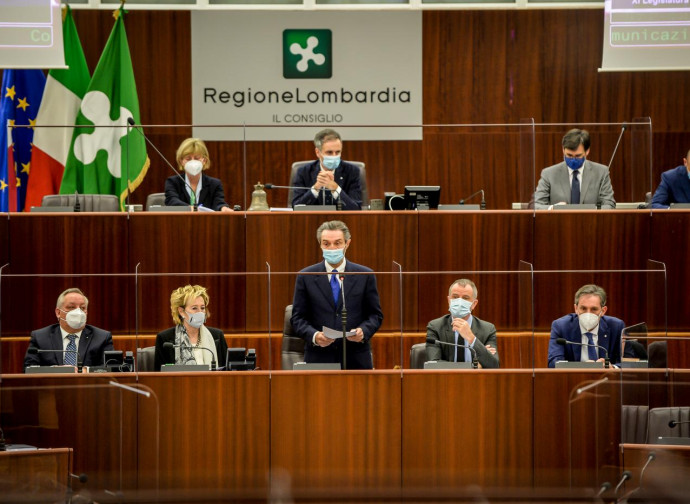 Seduta del consiglio regionale della Lombardia