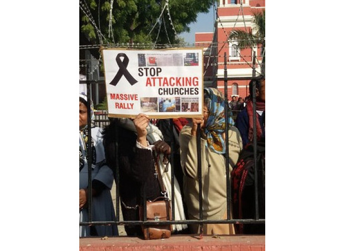 Cristiani manifestano a Delhi