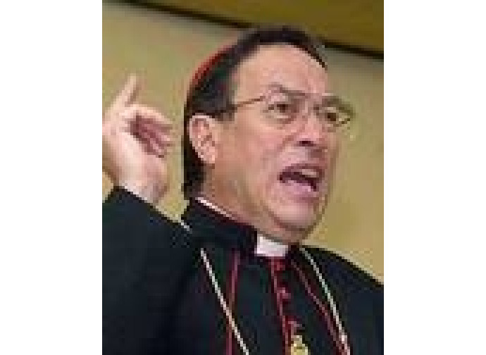 Il cardinale Maradiaga