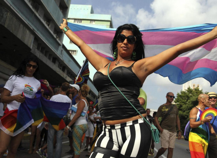 Mariela Castro alla "marcia contro l'omofobia" dell'Avana