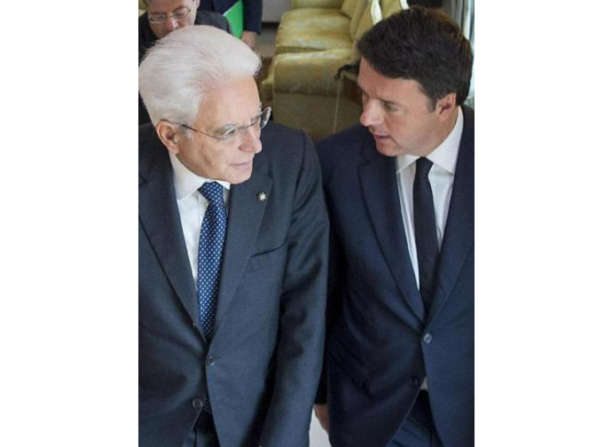 Mattarella e Renzi