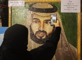 Mosaico del principe Mohammed bin Salman (La Presse)