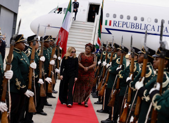 Giorgia Meloni in Sudafrica (La Presse)