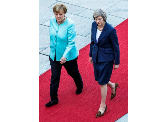 Angela Merkel e Theresa May