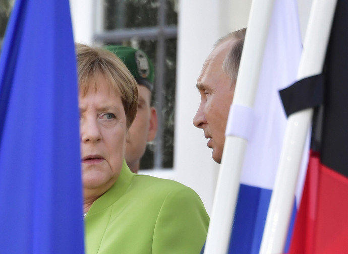 La Merkel e Putin a Meseberg