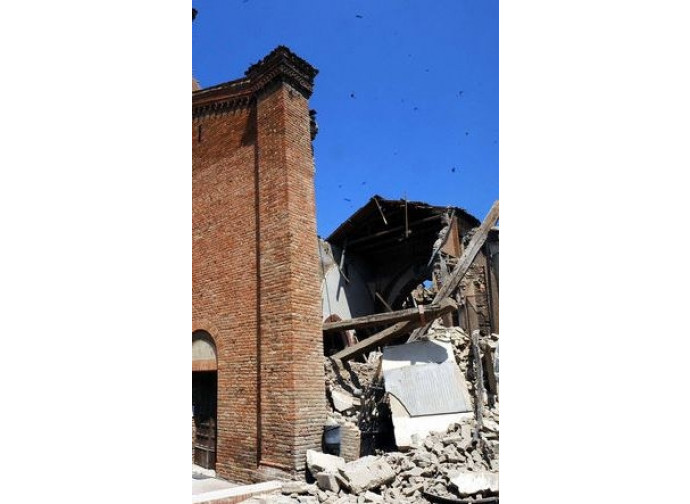 Il Duomo di Mirandola dopo il sisma