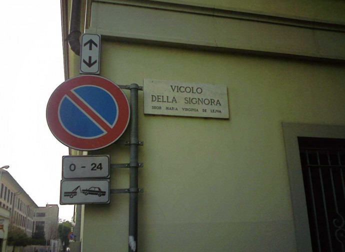 La via dedicata alla Monaca di Monza